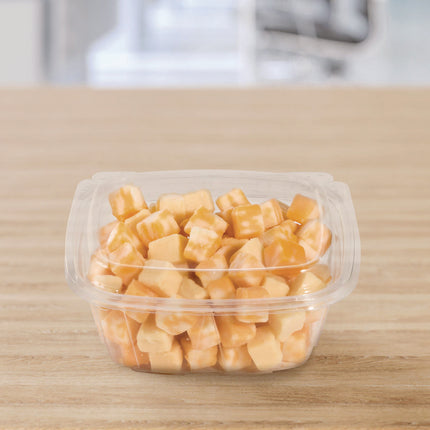 ClearPac SafeSeal Tamper-Resistant/Evident Containers, Domed Lid, 12 oz, Clear, Plastic, 100/Bag, 2 Bags/Carton