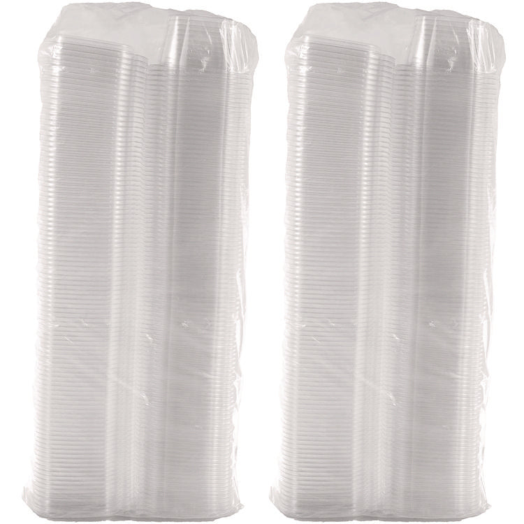 ClearPac SafeSeal Tamper-Resistant/Evident Containers, Domed Lid, 16 oz, Clear, Plastic, 100/Bag, 2 Bags/Carton