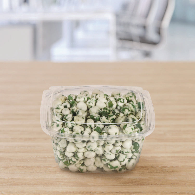 ClearPac SafeSeal Tamper-Resistant/Evident Containers, Domed Lid, 16 oz, Clear, Plastic, 100/Bag, 2 Bags/Carton