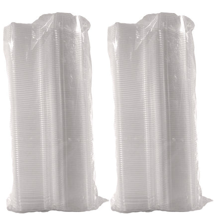 ClearPac SafeSeal Tamper-Resistant/Evident Containers, Flat Lid, 16 oz, Clear, Plastic, 100/Bag, 2 Bags/Carton