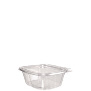 ClearPac SafeSeal Tamper-Resistant/Evident Containers, Flat Lid, 16 oz, Clear, Plastic, 100/Bag, 2 Bags/Carton