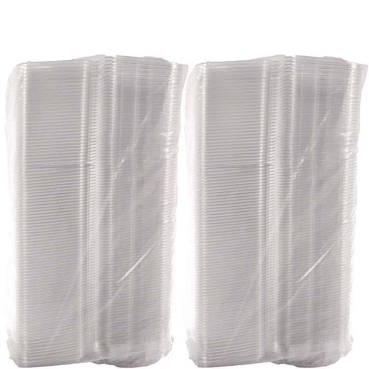 ClearPac SafeSeal Tamper-Resistant/Evident Containers, Domed Lid, 24 oz, Clear, Plastic, 100/Bag, 2 Bags/Carton