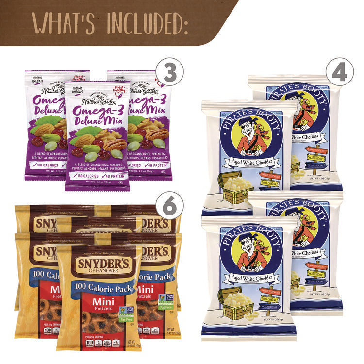 Better For You Snack Box, 37 Assorted Snacks/Box