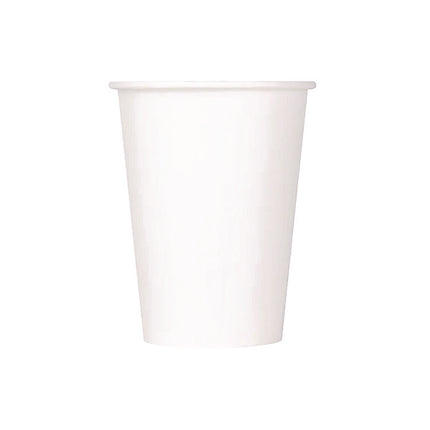 Double Poly Paper Cold Cups, 12 oz, White, 1,000/Carton