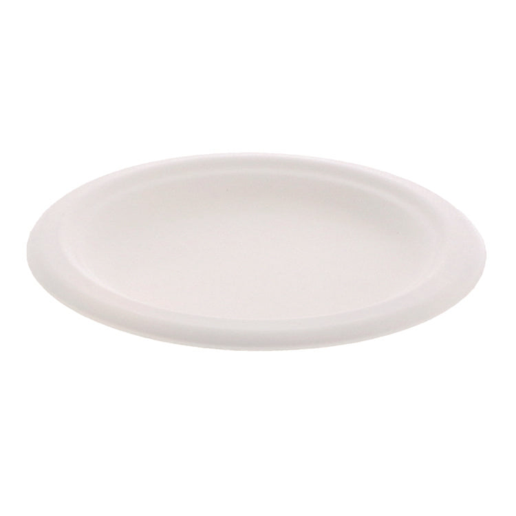 EarthChoice PFAS Free Compostable Dinnerware, Plate, Sugarcane, 6" dia, Natural, 1,000/Carton
