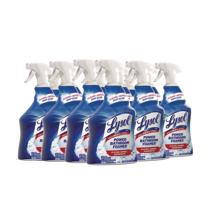 Disinfectant Power Bathroom Foamer, Liquid, Atlantic Fresh, 32 oz Spray Bottle
