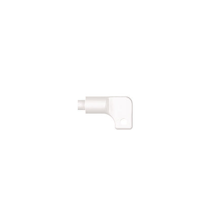 Pure by Gloss and Guild+Pepper ABS Mini Bracket - Screw Mount, 1.25 x 0.84 x 3.65, White, 48/Carton