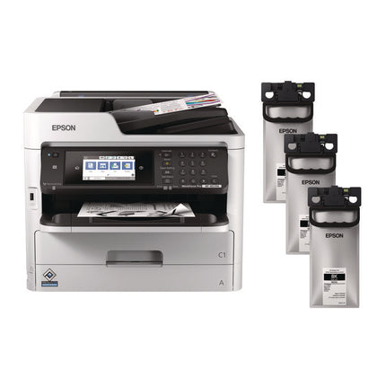 WorkForce Pro WF-M5799 Inkjet Multifunction Printer, Copy/Fax/Print/Scan
