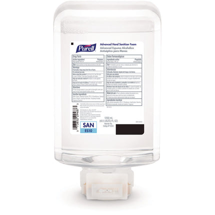 Advanced Hand Sanitizer Foam, Refill for PURELL ES10 Automatic Hand Sanitizer Dispenser, 1,200 mL, Citrus Scent, 2/Carton