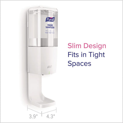 ES10 Automatic Hand Sanitizer Dispenser, 4.33 x 3.96 x 10.31, White
