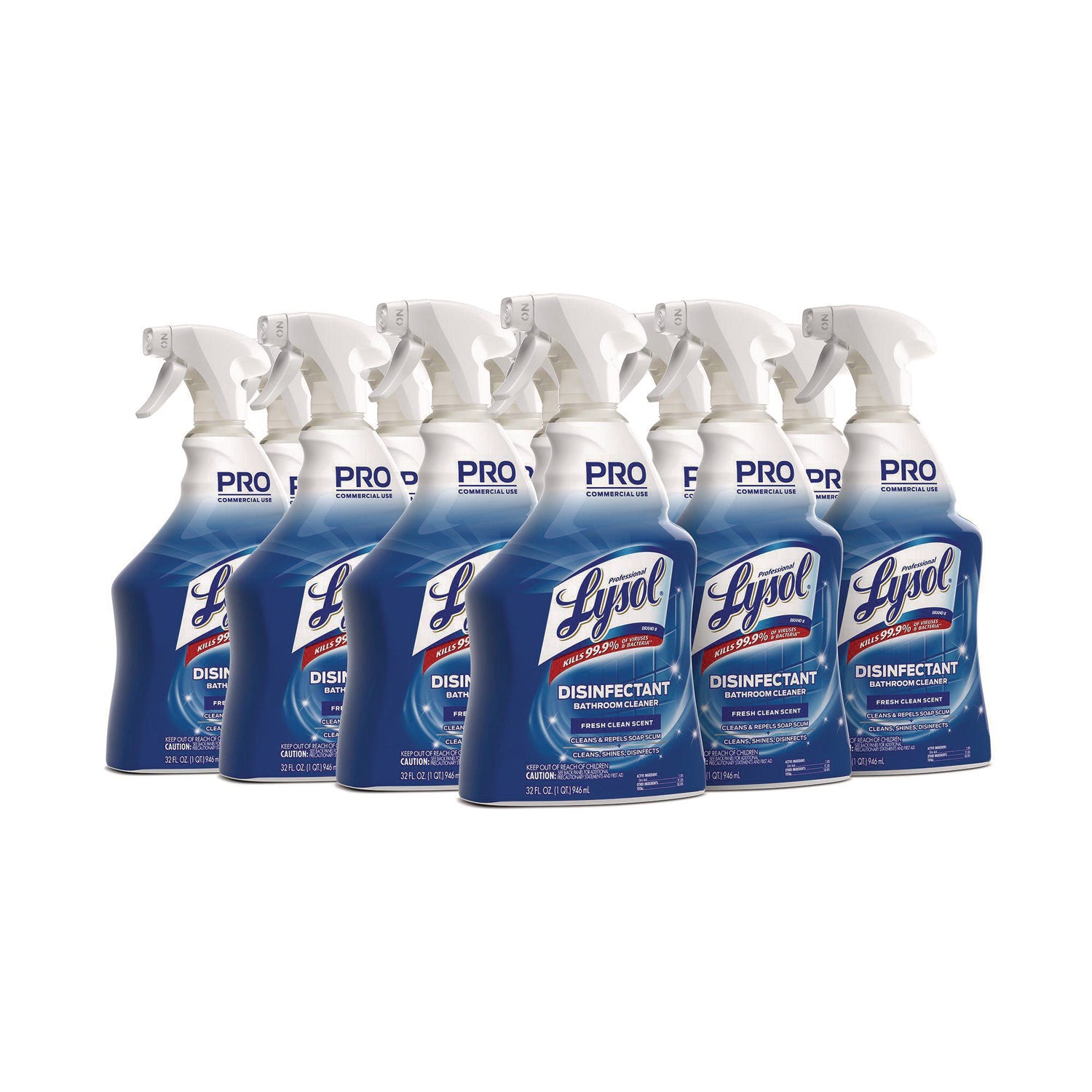 Disinfectant Bathroom Cleaner, 32 Oz Spray Bottle, 12/carton