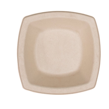 Compostable Molded Fiber Dinnerware, ProPlanet Seal, Bowl, 12 oz, Tan, 125/Pack