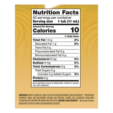 Liquid Coffee Creamer, Zero Sugar Hazelnut, 0.38 oz Mini Cups, 50/Box, 4 Boxes/Carton