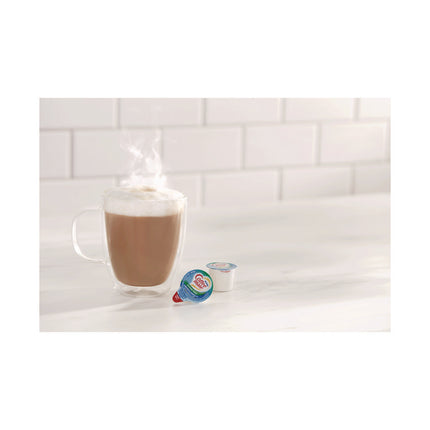 Liquid Coffee Creamer, Zero Sugar French Vanilla, 0.38 oz Mini Cups, 50/Box, 4 Boxes/Carton