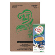 Liquid Coffee Creamer, Zero Sugar French Vanilla, 0.38 oz Mini Cups, 50/Box, 4 Boxes/Carton