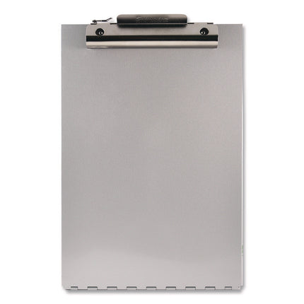 Redi-Rite Aluminum Storage Clipboard, 1" Clip Capacity, Holds 8.5 x 11 Sheets, Silver