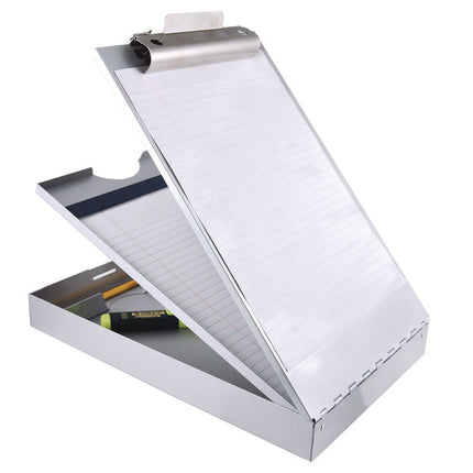 Cruiser Mate Aluminum Storage Clipboard, 1.5" Clip Capacity, Holds 8.5 x 11 Sheets, Silver