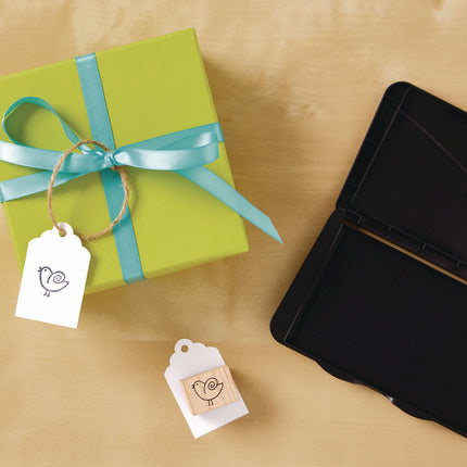 Pre-Inked Foam Stamp Pad, 4.25" x 2.75", Black