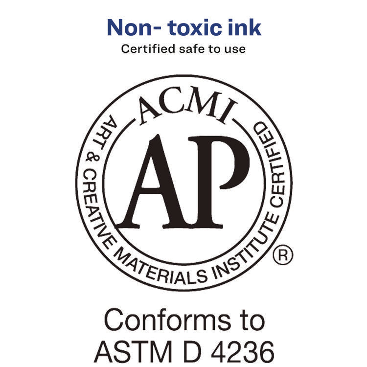 Pre-Inked Foam Stamp Pad, 4.25" x 2.75", Black