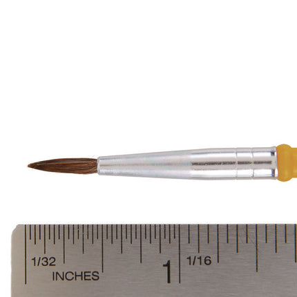 Watercolor Brush Set, Size 2, Camel-Hair Blend, Round Profile, 3/pack