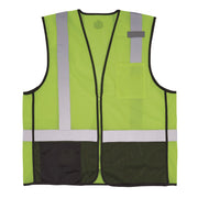 GloWear 8210Z Hi-Vis Class 2 Mesh Vest, Large to X-Large, Lime