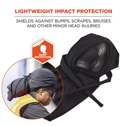 Skullerz 8941 Dreadlock Tube and Bump Cap Insert, Large/X-Large, Black