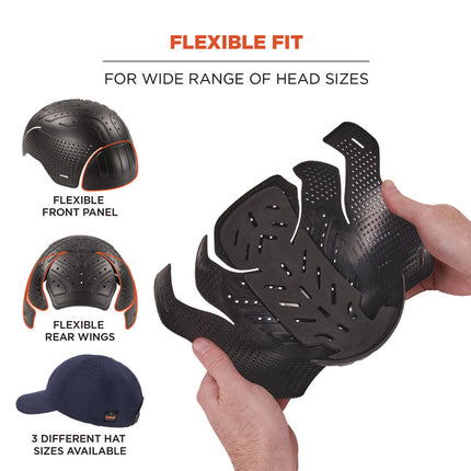 Skullerz 8947 Lightweight Baseball Hat and Bump Cap Insert, X-Small/Small, Navy