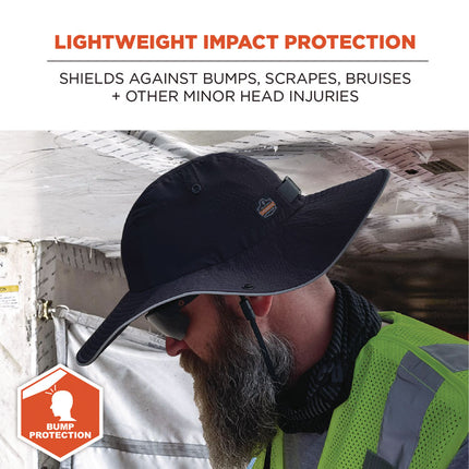 Skullerz 8957 Lightweight Ranger Hat and Bump Cap Insert, X-Large/2X-Large, Black
