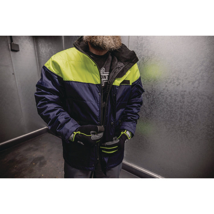 N-Ferno 6476 Insulated Freezer Jacket, 3X-Large, Navy