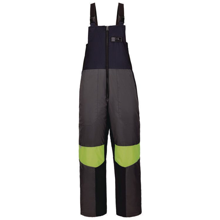 N-Ferno 6477 Insulated Cooler Bib Overall, Medium, Navy