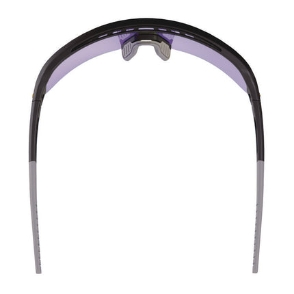 Skullerz AEGIR Safety Glasses with Mirrored Lenses, Matte Black Frame, Blue Mirror Polycarbonate Lens