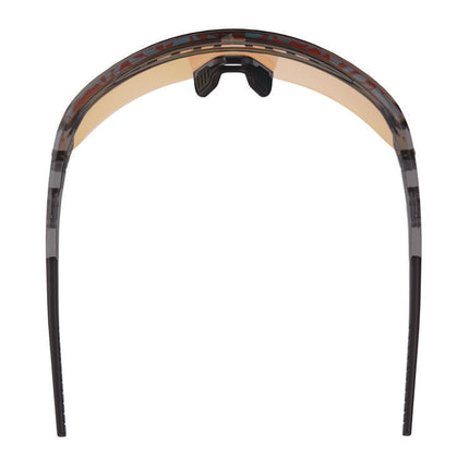 Skullerz AEGIR Anti-Scratch/Anti-Fog Safety Glasses, Clear Smoke Nylon Impact Frame, Orange Mirror Polycarbonate Lens