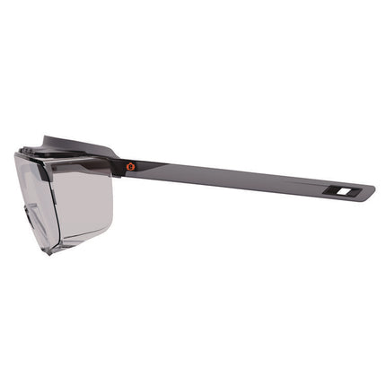 Skullerz OSMIN Safety Glasses, Matte Black Polycarbonate Frame, Indoor/Outdoor Polycarbonate Lens