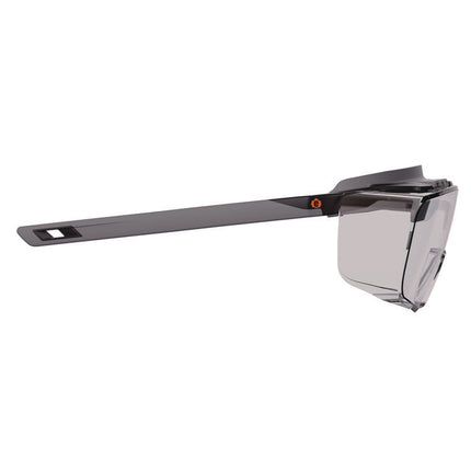 Skullerz OSMIN Anti-Scratch/Anti-Fog Safety Glasses, Matte Black Polycarbonate Frame, Indoor/Outdoor Polycarbonate Lens
