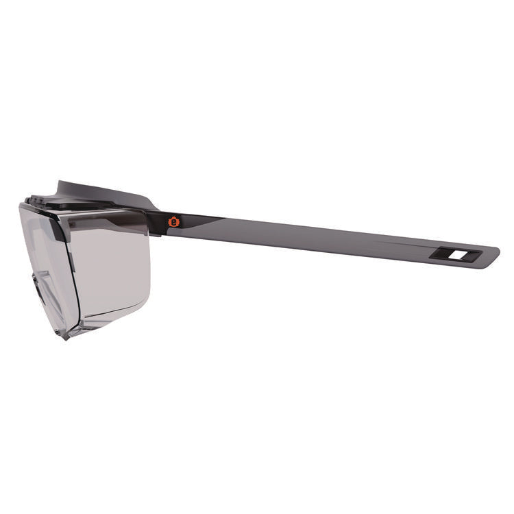 Skullerz OSMIN Anti-Scratch/Anti-Fog Safety Glasses, Matte Black Polycarbonate Frame, Indoor/Outdoor Polycarbonate Lens