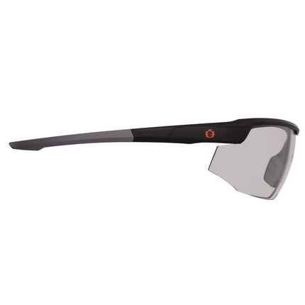 Skullerz SKOLL Anti-Scratch/Anti-Fog Safety Glasses, Matte Black Nylon Impact Frame, Indoor/Outdoor Polycarbonate Lens