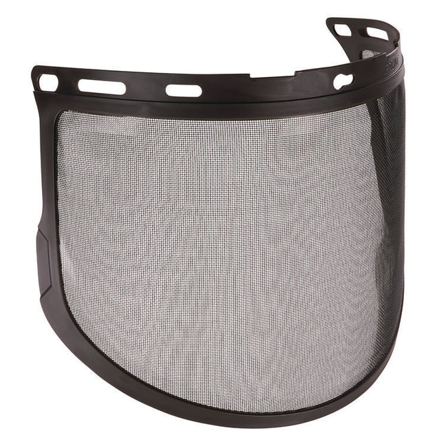 Skullerz 8999 Mesh Face Shield Replacement for Hard Hat and Safety Helmet, Black
