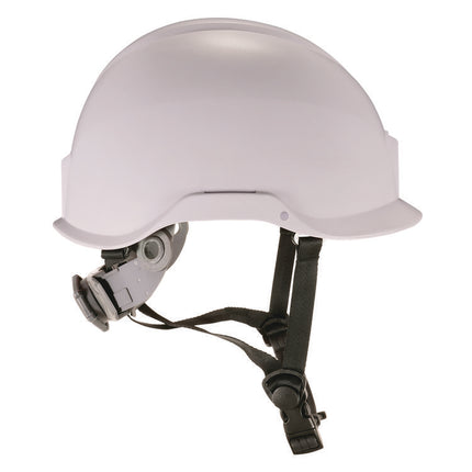 Skullerz 8976 Class E Safety Helmet, 6-Point Rachet Suspension, Lime