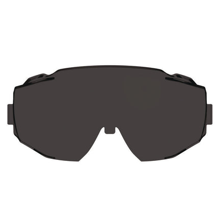 Skullerz MODI OTG Anti-Scratch and Enhanced Anti-Fog Safety Goggles Replacement Lens, Smoke