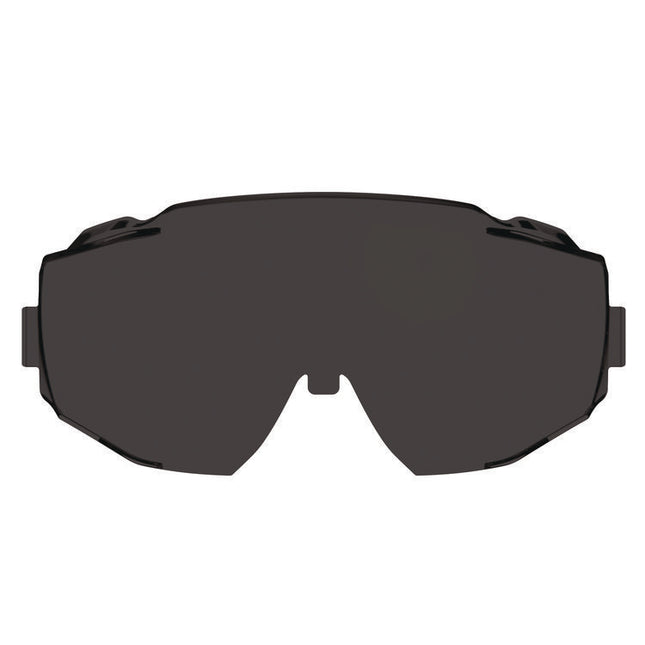 Skullerz MODI OTG Anti-Scratch and Enhanced Anti-Fog Safety Goggles Replacement Lens, Smoke