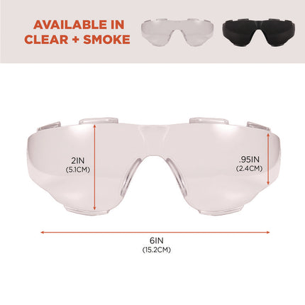 Skullerz ARKYN Anti-Scratch and Enhanced Anti-Fog Safety Goggles Replacement Lens, Clear