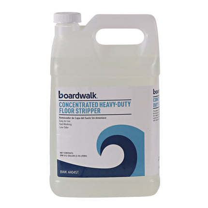 Concentrated Heavy-Duty Floor Stripper, Unscented, 1 gal Bottle, 4/Carton