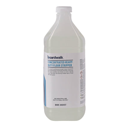 Concentrated Heavy-Duty Floor Stripper, Unscented, 1 gal Bottle, 4/Carton
