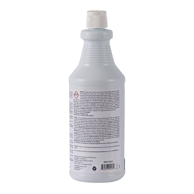 Industrial Strength RTU Porcelain Bowl and Tile Cleaner, Floral Scent, 32 oz Bottle, 12/Carton