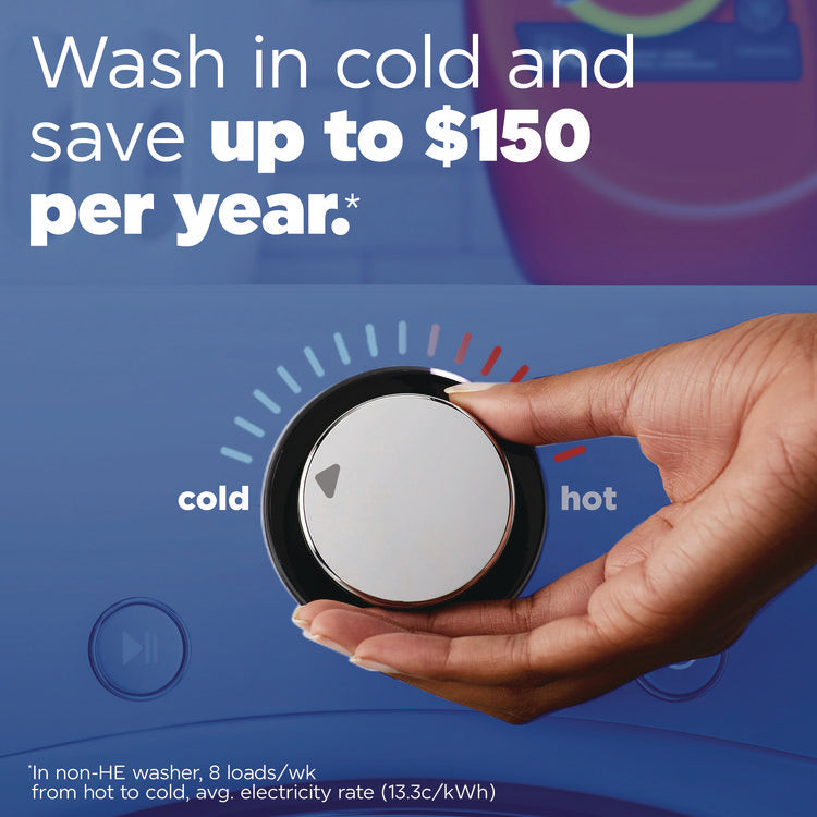 HE Liquid Tide Laundry Detergent, 32 Loads, 42 oz Bottle, 6/Carton