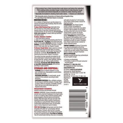 Disinfectant Toilet Bowl Cleaner w/Lime/Rust Remover, Atlantic Fresh, 24 oz
