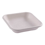 Vanguard Worldview Renewable and Compostable Sugarcane Takeout Containers, 9.9 oz, 5 x 5 x 1, White, 800/Carton