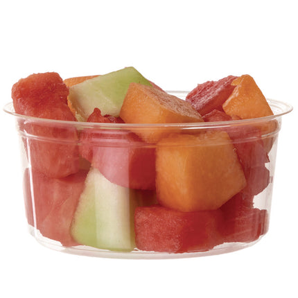Round Deli Containers, 12 oz, 4.63" Diameter x 2.13" h, Clear, Plastic, 500/Carton