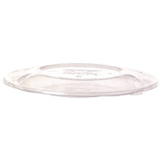 Salad Bowls with Lids, Squat, 64 oz, 9.5" Diameter x 3.2" h, Clear, Plastic, 150/Carton