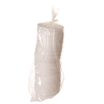 EcoLid 25% Recycled Content Hot Cup Lid, Fits 10 oz to 20 oz Hot Cups, Plastic, White, 100/Pack, 10 Packs/Carton
